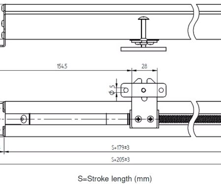 Piston ELA39 Linear Motion Max. 350N