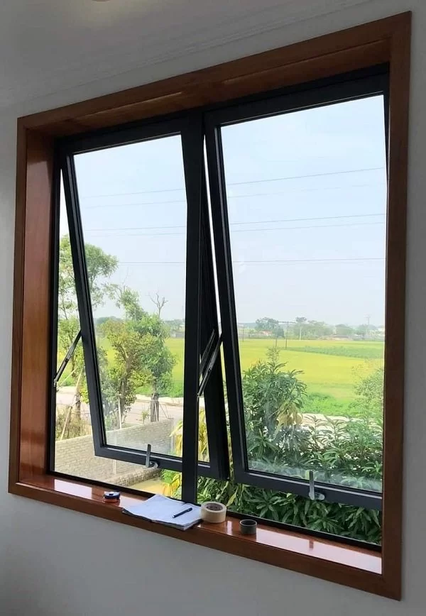 cửa sổ mở hất trượt tự động