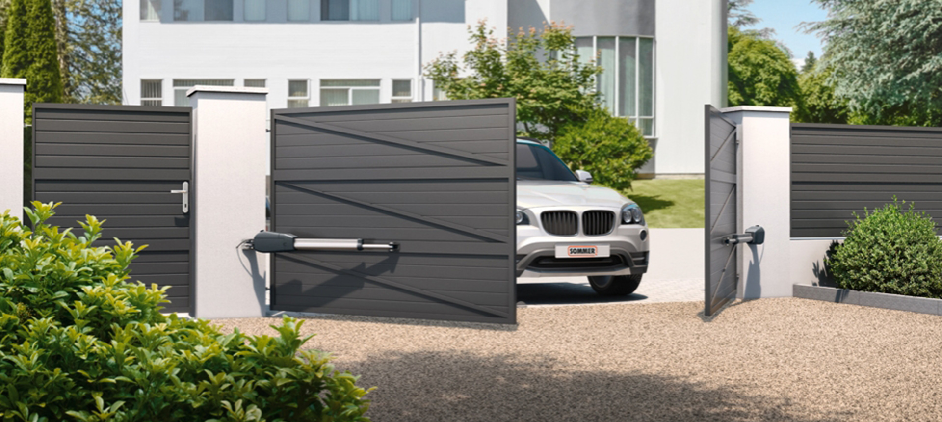 hệ thống mở cửa tự động