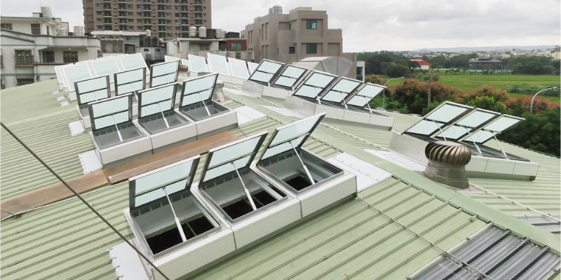 piston điện cho cửa sổ thoát khói